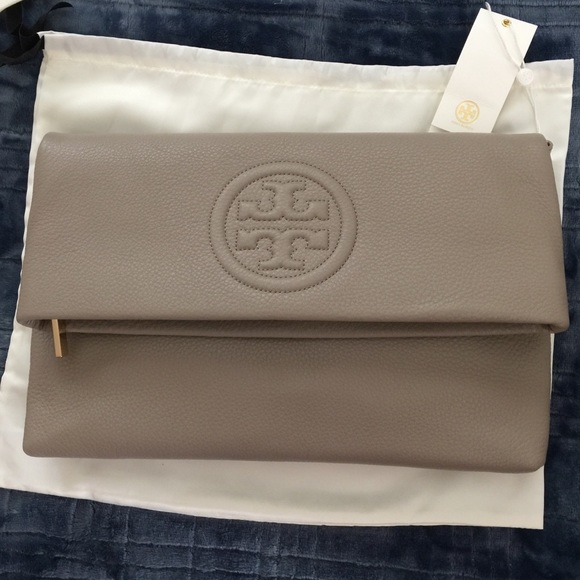 ❌SOLD❌NWT Tory Burch Fold-Over Clutch Crossbody - Picture 7 of 7